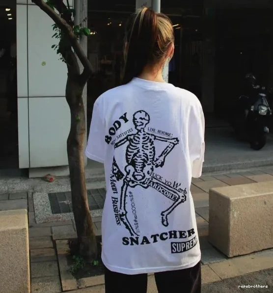 BODY SNATCHERS M L White XL TEE Black and Back SS23 Skull S Print 1008